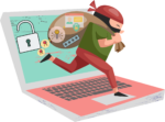 Free cybersecurity computer security hacking vector