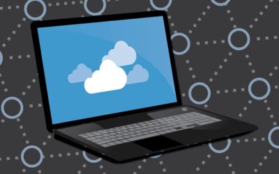 Free cloud computer backup illustration