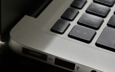 The-Zombie-SaaS-Audit_-Finding-the-3-Apps-Your-Former-Employees-Still-Access-scaled.jpg Free Detailed view of a silver laptop showing keyboard and multiple ports. Stock Photo